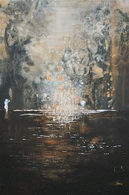 Badende Frauen 2019 Acryl auf Leinwand 120 x 80 cm