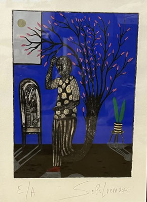 o.T. (arbre) 2020 E/A 35 x 25 cm