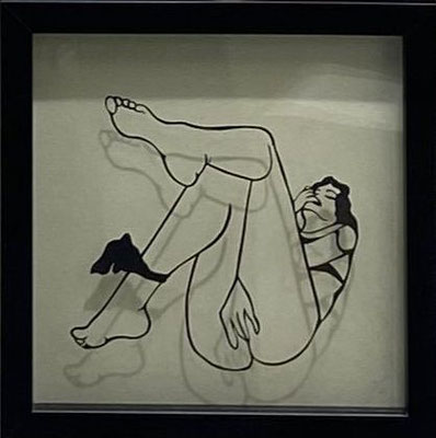 FRAUEN BRAUCHEN ABENTEUER: SLIP 2022 Scherenschnitt 20 x 20 cm