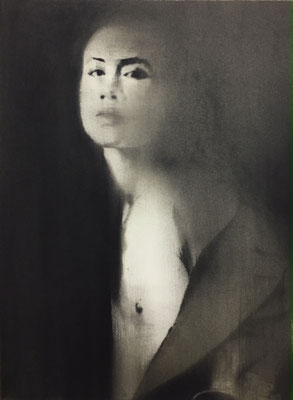 JD_m5  Öl auf Papier 100 x 70 cm