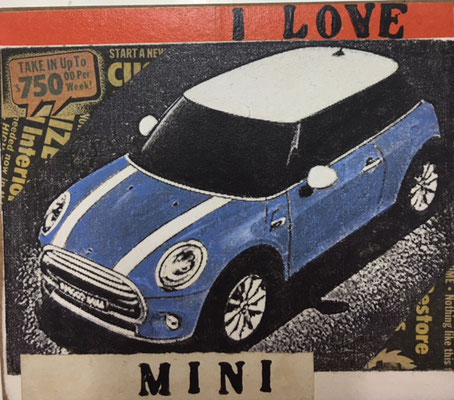 I love Mini 2017 Multiple 13,5 x 15,5 x 2,5 cm