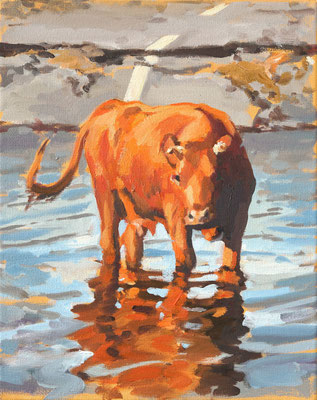 MARKIERUNG 29 2025 Öl auf Leinwand  30 x 24 cm