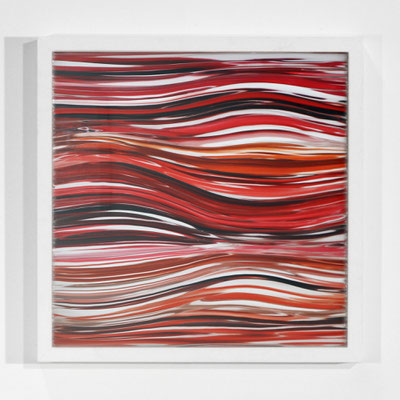 INTERFERENZEN Räumliche Partitur # 7.25  2023 Fotoobjekt Mixed Media gerahmt Unikat 55 x 55 cm