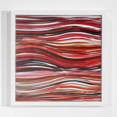 INTERFERENZEN Räumliche Partitur # 7.25  2023 Fotoobjekt Mixed Media gerahmt Unikat 55 x 55 cm