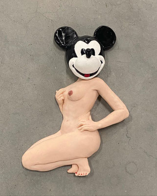 MICKEY MOUSE 2022 Fimo-Plastik 37 x 11 cm