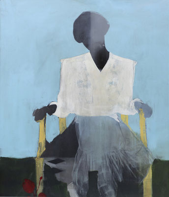 L´ÉCLOSION 2020 Öl auf Leinwand  140 x 120 cm