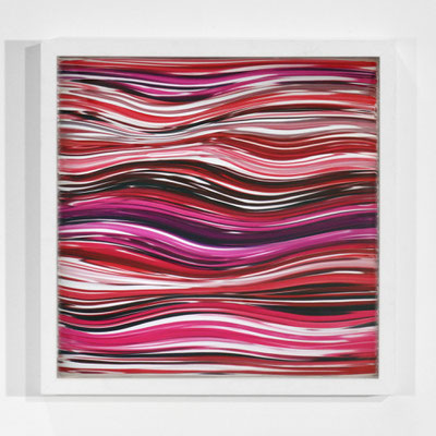 INTERFERENZEN Räumliche Partitur # 7.26 2023 Fotoobjekt Mixed Media gerahmt Unikat 55 x 55 cm