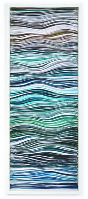INTERFERENZEN 7.1  2021 Mixed Media  150 x 60 cm