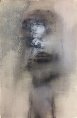 JD_m4  Öl auf Papier 100 x 70 cm