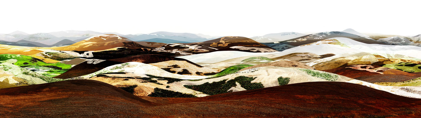 Kreta, 2014, Lambdaprint/Diasec hinter Acryl, Ed. 3 + 5  75 x 220 cm + 54 x 180 cm