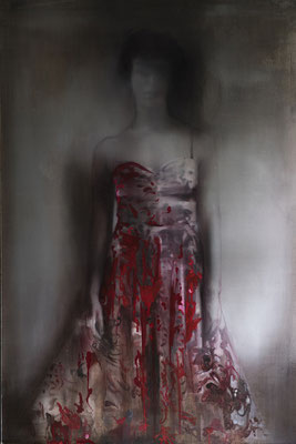 le bal des étudiantes 2019 Öl auf Leinwand  150 x 100 cm