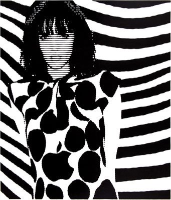 mac_girl_01  2010 Acryl auf Leinwand  ser. Unikat 3/5   140 x 120 cm