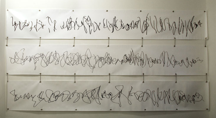Seismograph I / II/ III, 2013/ 2016, Digitaldruck auf PVC, Aufl. 5, 50 x 300 cm