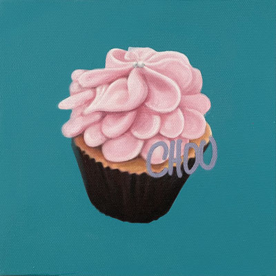 MUFFIN 2 2023 Mixed Media  20 x 20 cm