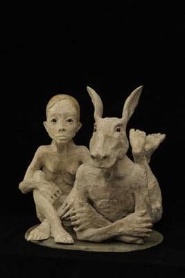Le songe d'une nuit d'été",  2014, Bronze,  35 x 30 x 30 cm