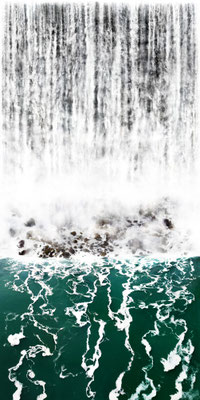 Niagara, Canada, 2015, Lambdaprint/Diasec hinter Acry,l  Ed. 5 200 x 100 cm