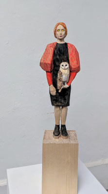 NIGHT RIDER 2026 Linde  " Skulptur: 30 cm; mit Sockel: 43,5 x 8,7 x 8,7 cm"