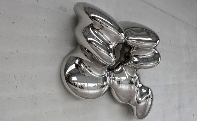 PULSAR 1 2020 wrought stainless steel Ed. 7 146 x 104 x 48 cm