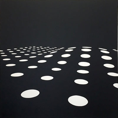 staedel_02, 2016, Acryl auf Leinwand, Unikat, 100 x 100 cm