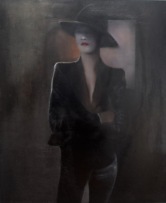 SÉRIE NOIR 2020 Öl auf Leinwand  140 x 120 cm