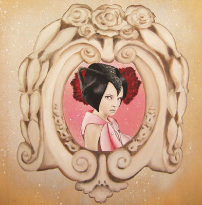 Sea Girl, 2010, Öl auf Holz, 40 x 40 cm
