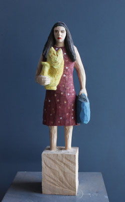 Edekafrau Nr. 1734 - Gluckigluck 2025 Linde  ca. 54 x 12 x 12 cm