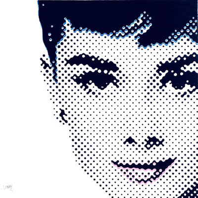 audrey_xs 2005 Acryl auf Leinwand  80 x 80 cm