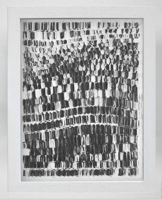 INTERFERENZEN Räumliche Partitur # 1.8 2022 Fotoobjekt Mixed Media gerahmt Unikat 45 x 35 cm