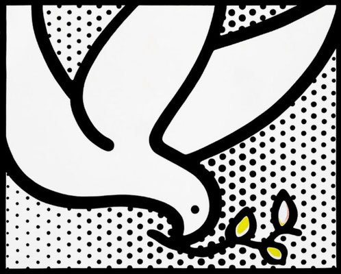 DOVE_OF_PEACE_05 2025 Acryl auf Leinwand  80 x 100cm 