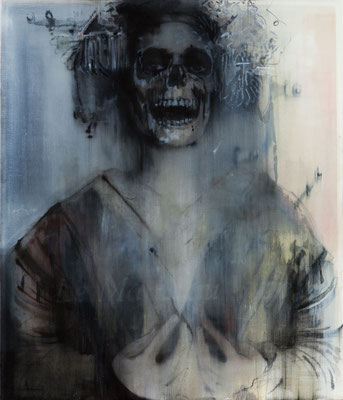 Jeux interdits, 2014, Öl auf Leinwand, 140 x 120 cm