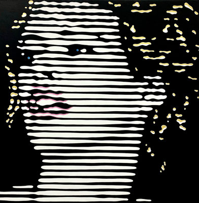 claudia_02_2  2021 Öl auf Leinwand 100 x 100 cm