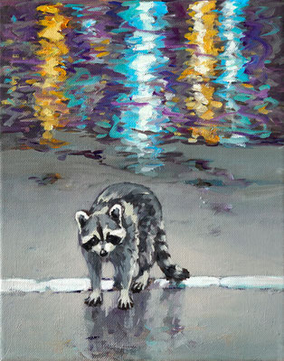 Markierung XVI 2021 Öl auf Leinwand 30 x 24 cm