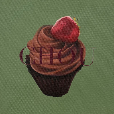 MUFFIN 1 2023 Mixed Media  20 x 20 cm