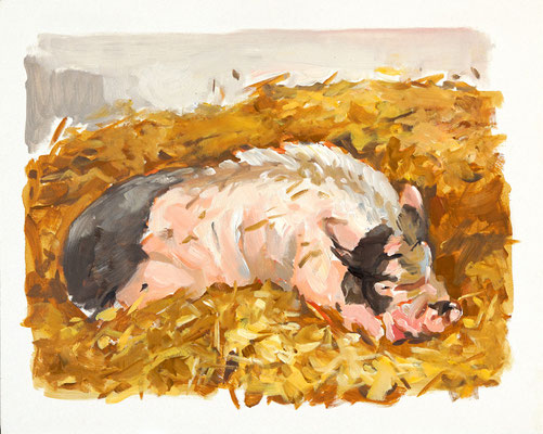 EBERHARD 2023 Öl auf HDF 24 x 30 cm
