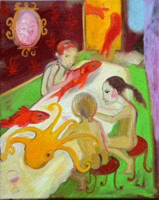 la fête 2019 Öl auf Leinwand  40 x 50 cm