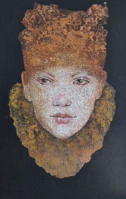 PORTRAIT 4 2021 Acryl auf Leinwand  120 x 80 cm