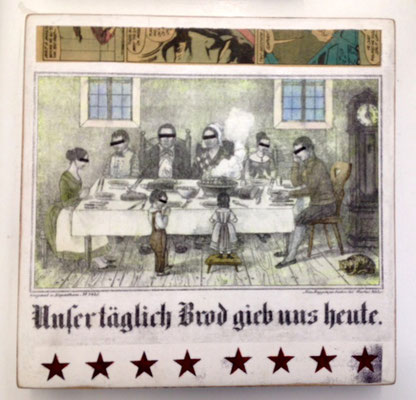 Unser täglich Brot gieb uns heute, 2013, Multiple, 25 x 25 x 4 cm