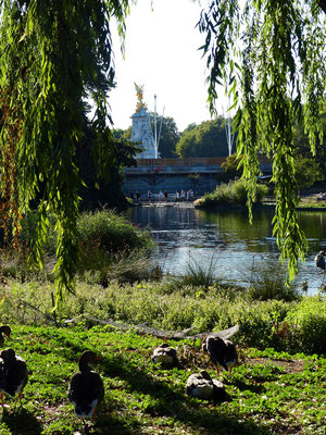 St James's Park mit Blick auf das Victoria Memorial