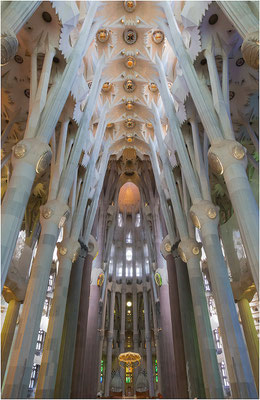 Barcelona, La Sagrada Familia, 2015 | Canon EOS 6D  24 mm  1/100 Sek.  f/8,0  ISO 6400