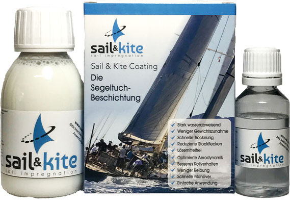 Nanoprotect Sail & Kite Coating - Umverpackung und Inhalt