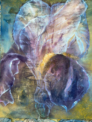 Iris | Mischtechnik auf Leinwand | 120 x 150 cm | 2024