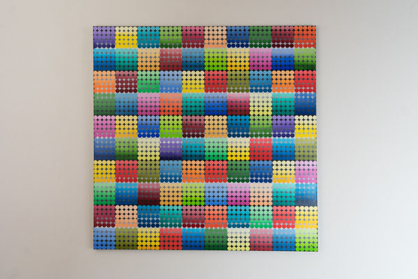 Vielecke 2 | 90 x 90 cm | Acryl auf Leinwand