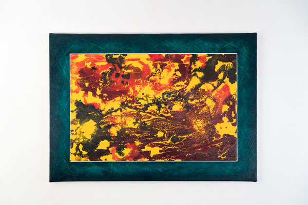 Im Erdinneren | 50 x 70 cm | Acryl auf Leinwand