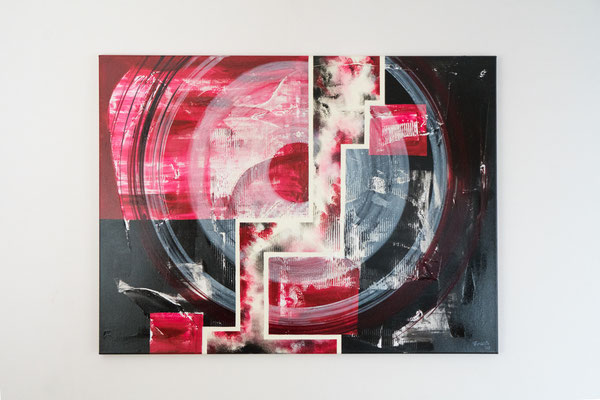 Durchtrennt | 75 x 100 cm | Acryl auf Leinwand