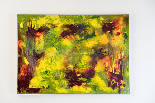 Im Erdinneren | 50 x 70 cm | Acryl auf Leinwand