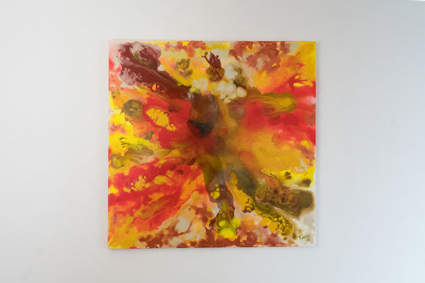 Der Ausbruch | 80 x 80 cm | Acryl auf Leinwand