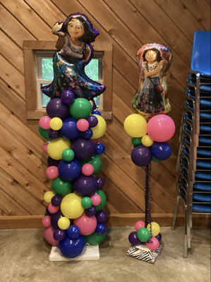 Air-Filled Organic Balloon Column Encanto