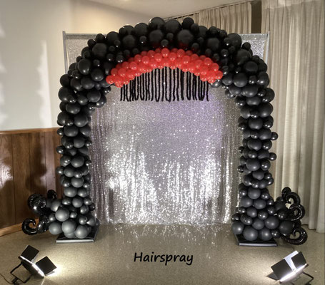 Air-Filled Balloon Sculpture Hairspray Hairdo Musical
