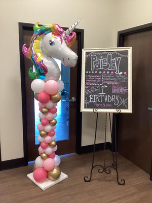 Air-filled Balloon Sculpture Unicorn
