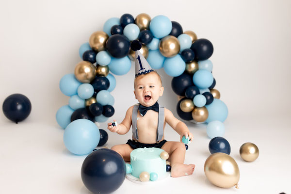 Air-Filled Baby Balloon Organic Arch Photo Op